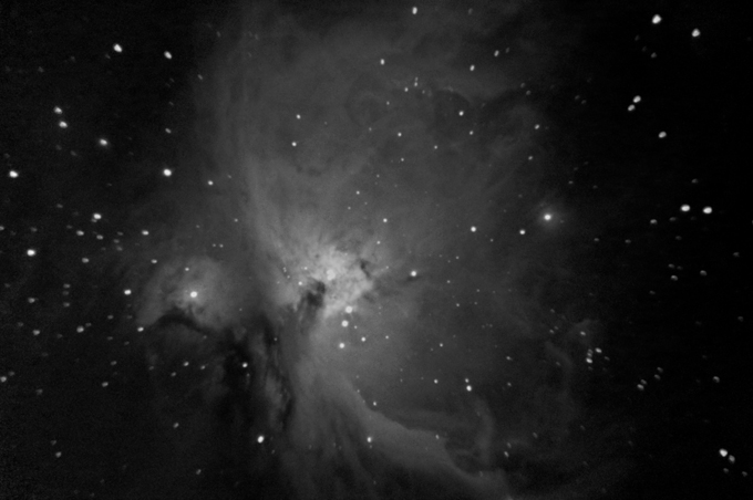 visueller Eindruck des Orionnebel