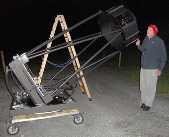 Newton-Teleskop in Gitterohr-Konstruktion mit SlipStream-Drive und GoTo